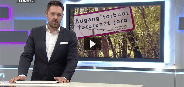 TV2 Lorry cover the opening of the Collstrop site (short version)