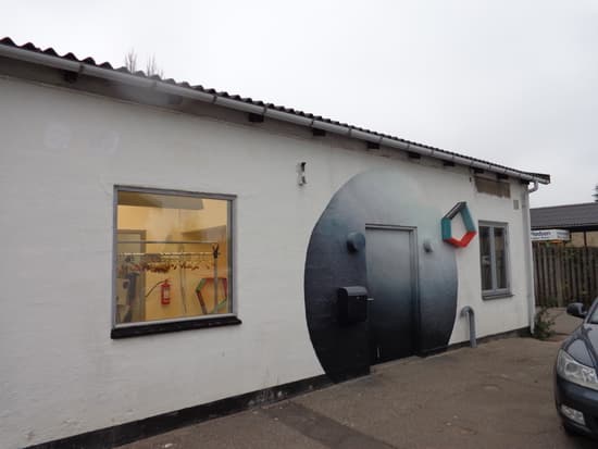 Entrance to northern building